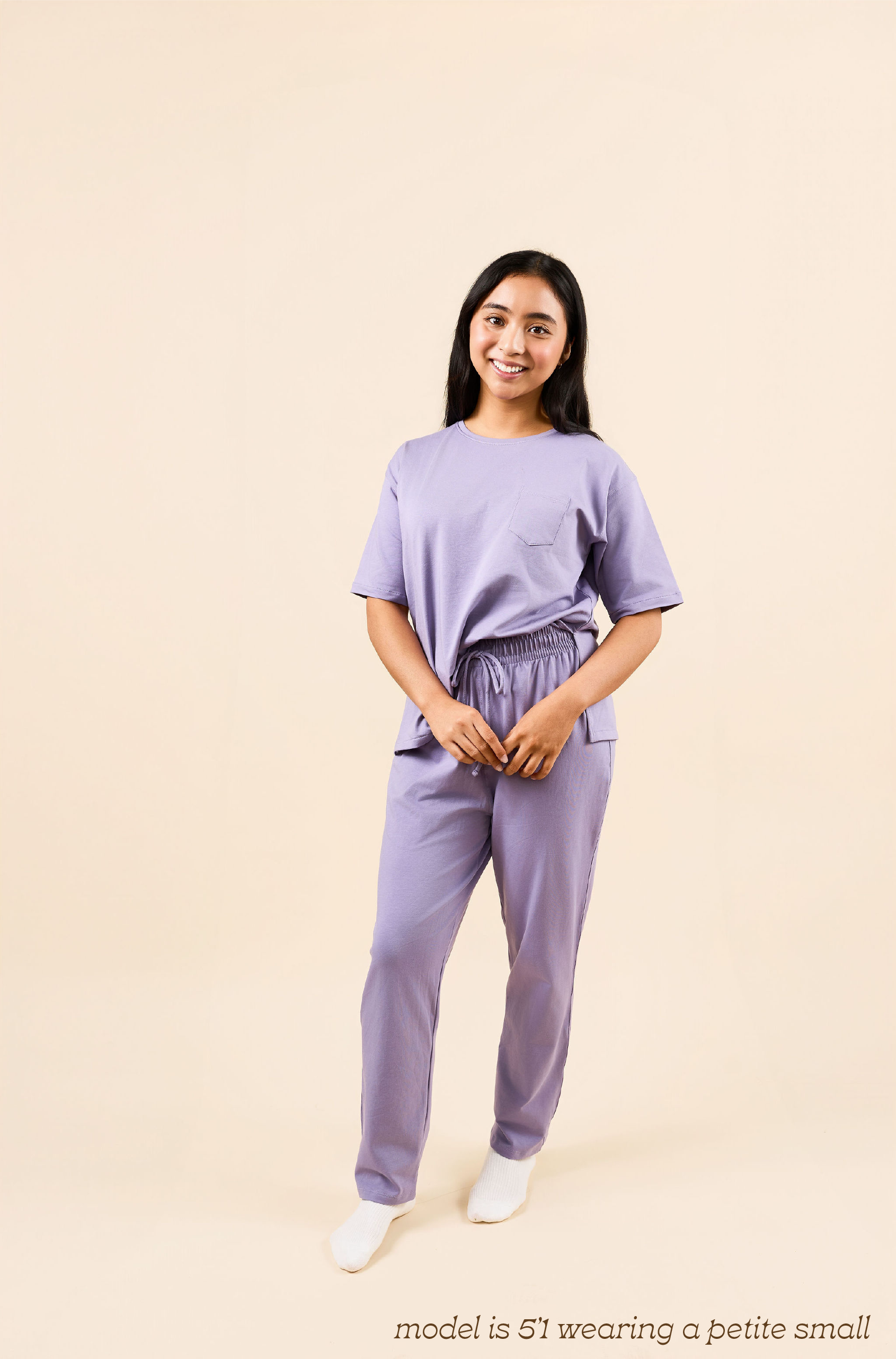 the lucid boxy tee set
